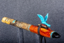 Dream Amboyna Burl Native American Flute, Minor, Low E-4, #Q7C (6)